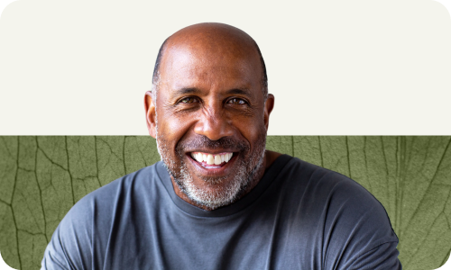 A man smiling